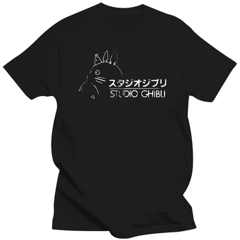 РЕДКАЯ! СТУДИЯ GHIBLI TOTORO ANIME MANGA PROJECT, ЯПОНИЯ, МУЖСКАЯ черная футболка